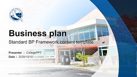 Northern New Mexico College Competition/Entrepreneurship Contest PPT Template