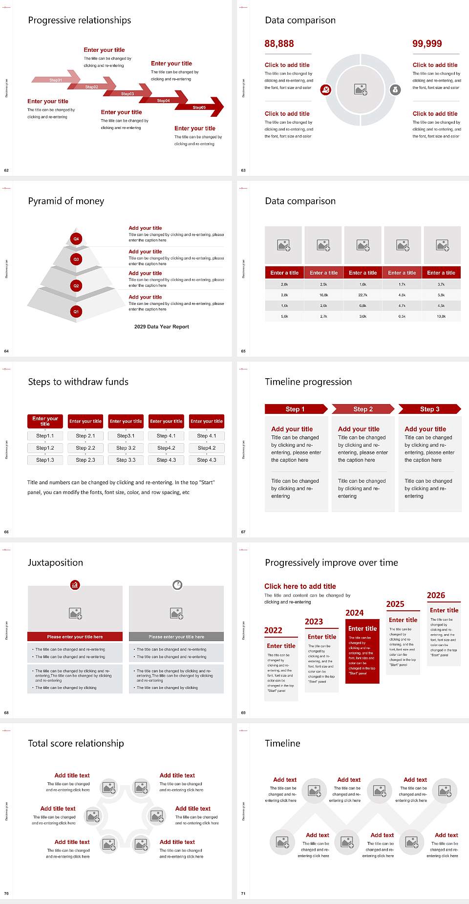 Northwestern College Competition/Entrepreneurship Contest PPT Template4:3 ratio PPT effect preview image8