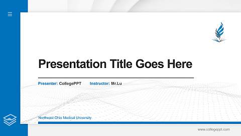 Northeast Ohio Medical University Thesis Proposal/Graduation Defense PPT Template