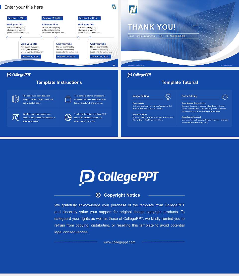 Northeastern Illinois University Lecture Sharing and Networking Event PPT Template16:9 ratio PPT effect preview image4