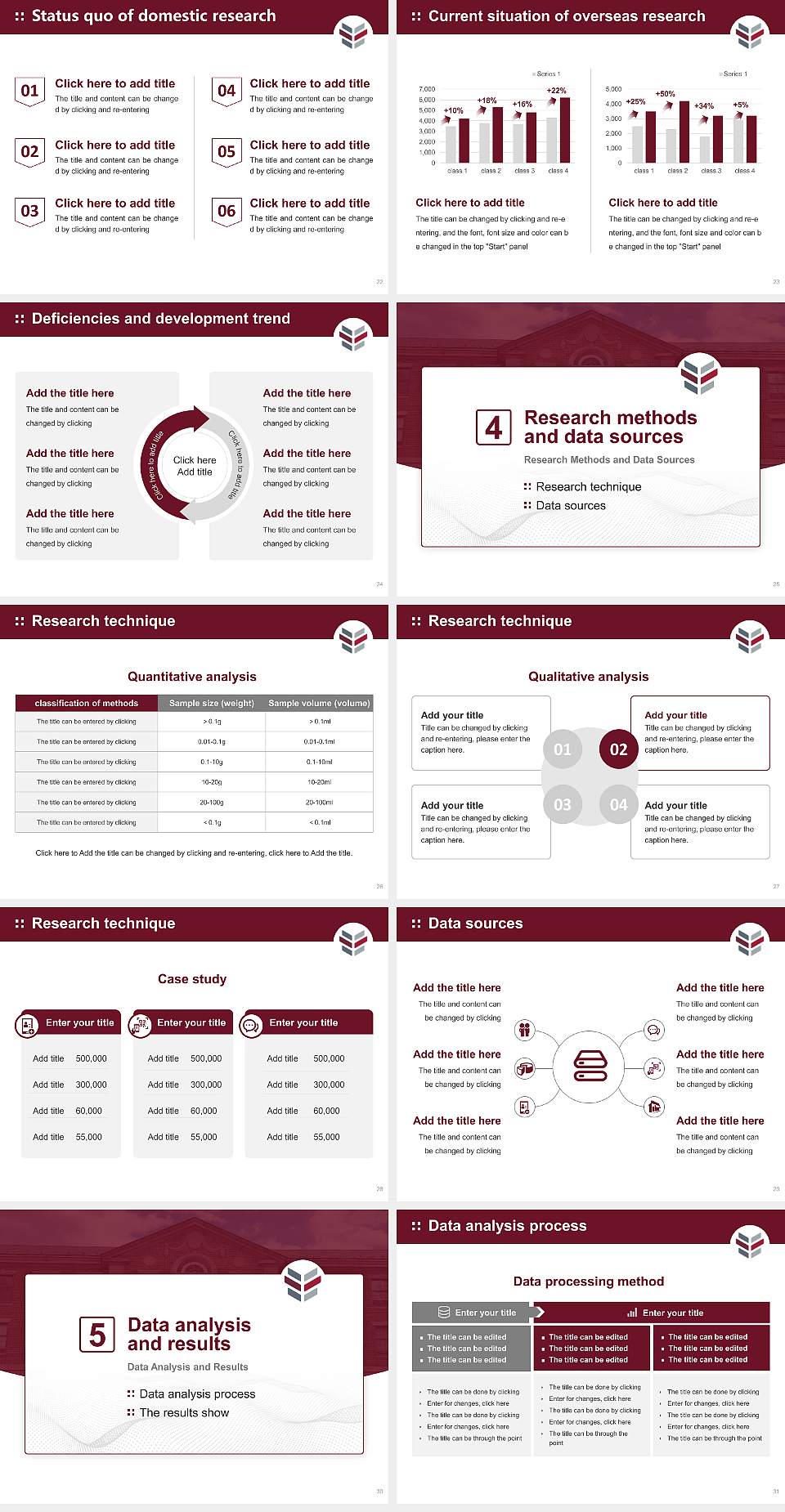 North Carolina Central University Graduation Thesis Defense PPT Template4:3 ratio PPT effect preview image4
