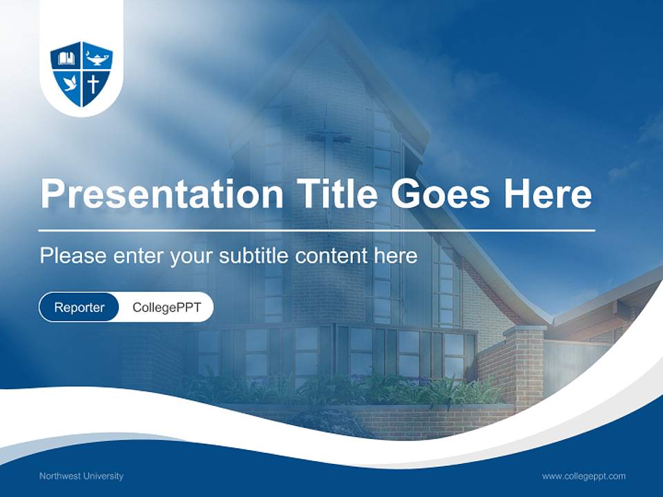 Northwest University Lecture Sharing and Networking Event PPT Template4:3 ratio PPT effect preview image4