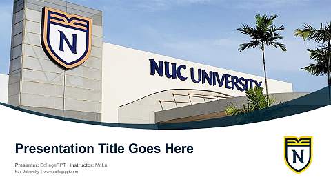 Nuc University Course/Courseware Creation PPT Template