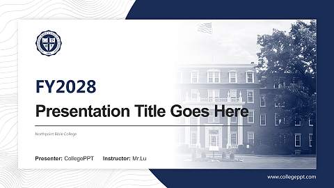 Northpoint Bible College Academic Presentation/Research Findings Report PPT Template