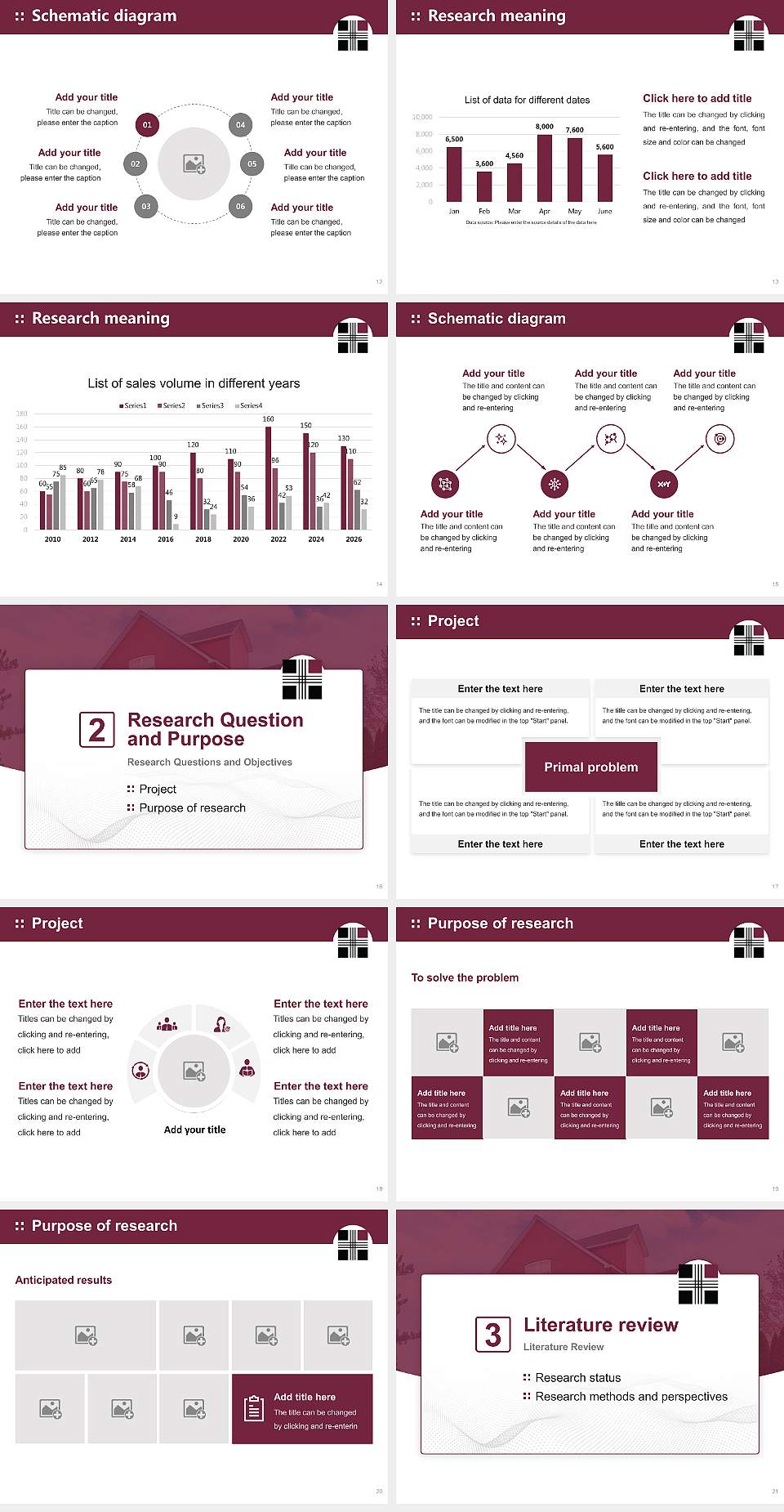 Northeastern Seminary Graduation Thesis Defense PPT Template4:3 ratio PPT effect preview image3