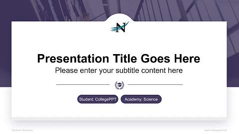 Northern Seminary National Scholarship Defense PPT Template