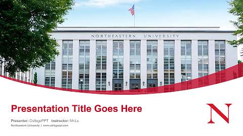 Northeastern University Course/Courseware Creation PPT Template