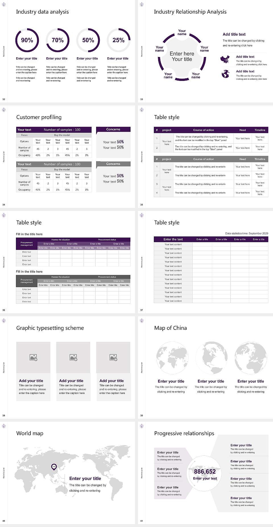Niagara University Competition/Entrepreneurship Contest PPT Template4:3 ratio PPT effect preview image5