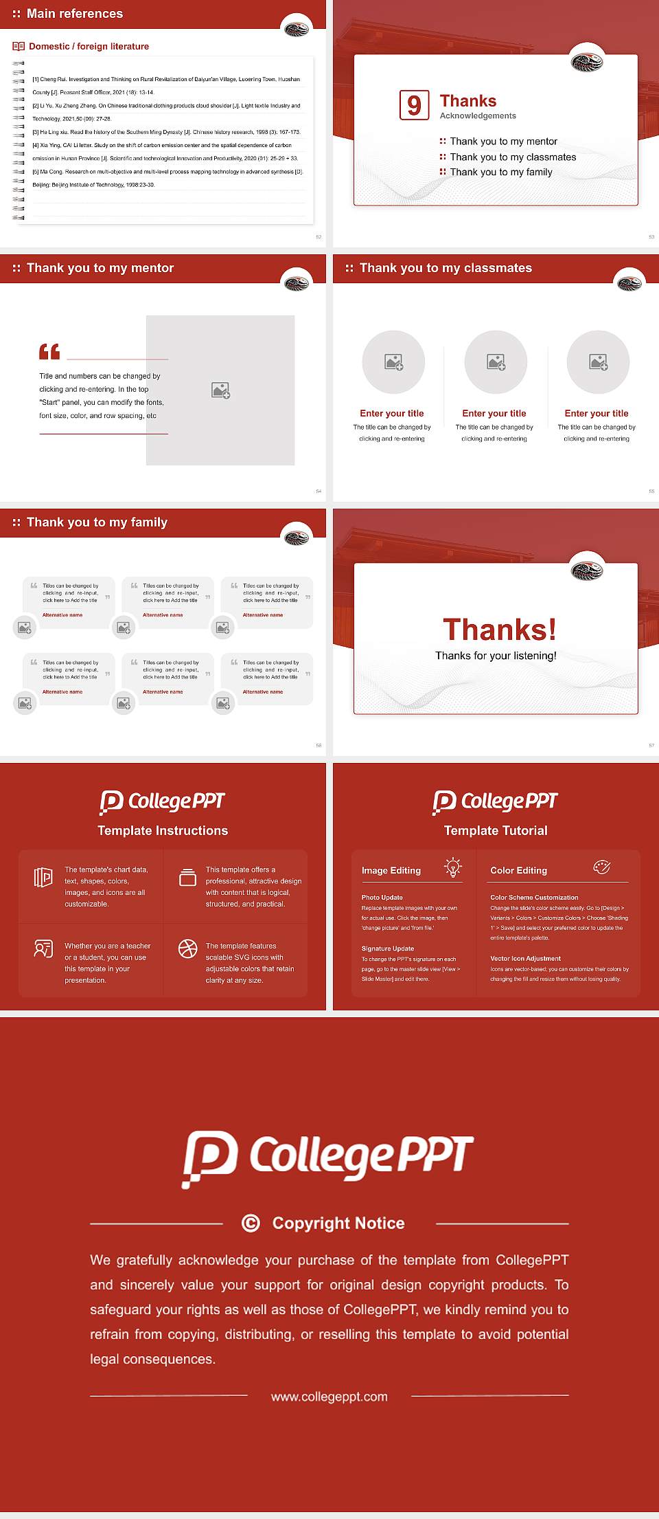 Northwest Indian College Graduation Thesis Defense PPT Template4:3 ratio PPT effect preview image7