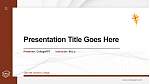 Oak Hills Christian College Thesis Proposal/Graduation Defense PPT Template