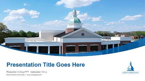 Ohio Christian University Course/Courseware Creation PPT Template