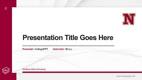 Northern State University Thesis Proposal/Graduation Defense PPT Template