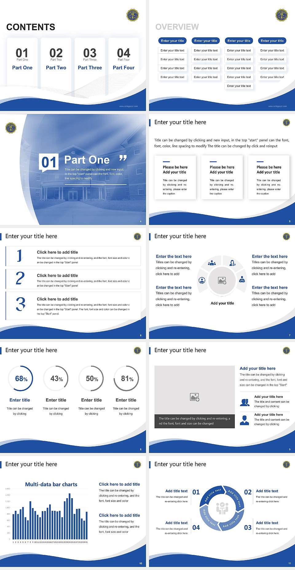 Oakwood University Lecture Sharing and Networking Event PPT Template4:3 ratio PPT effect preview image2