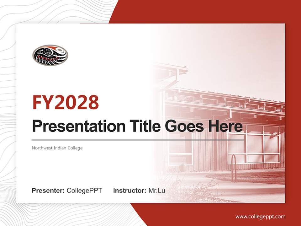 Northwest Indian College Academic Presentation/Research Findings Report PPT Template4:3 ratio PPT effect preview image5