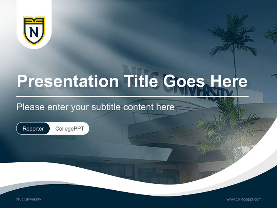 Nuc University Lecture Sharing and Networking Event PPT Template4:3 ratio PPT effect preview image4