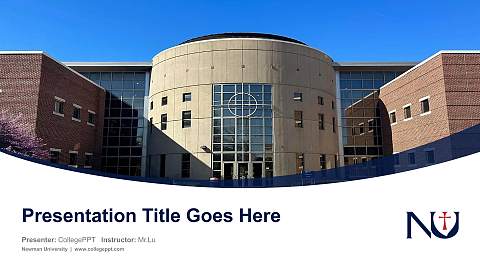 Newman University Course/Courseware Creation PPT Template