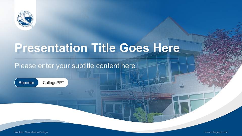 Northern New Mexico College Lecture Sharing and Networking Event PPT Template16:9 ratio PPT effect preview image