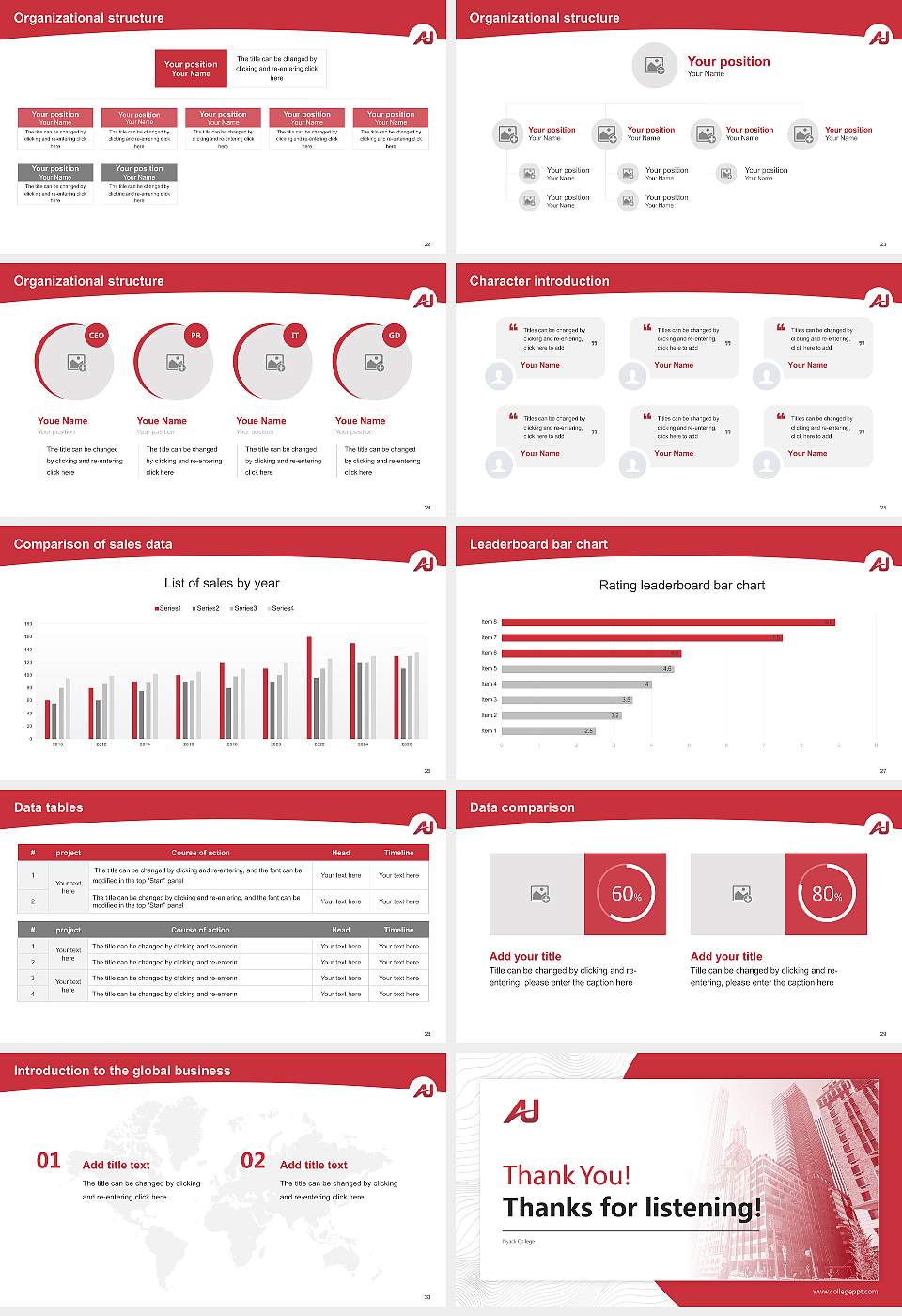 Nyack College Academic Presentation/Research Findings Report PPT Template16:9 ratio PPT effect preview image4