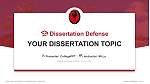 Northern Marianas College Graduation Thesis Defense PPT Template