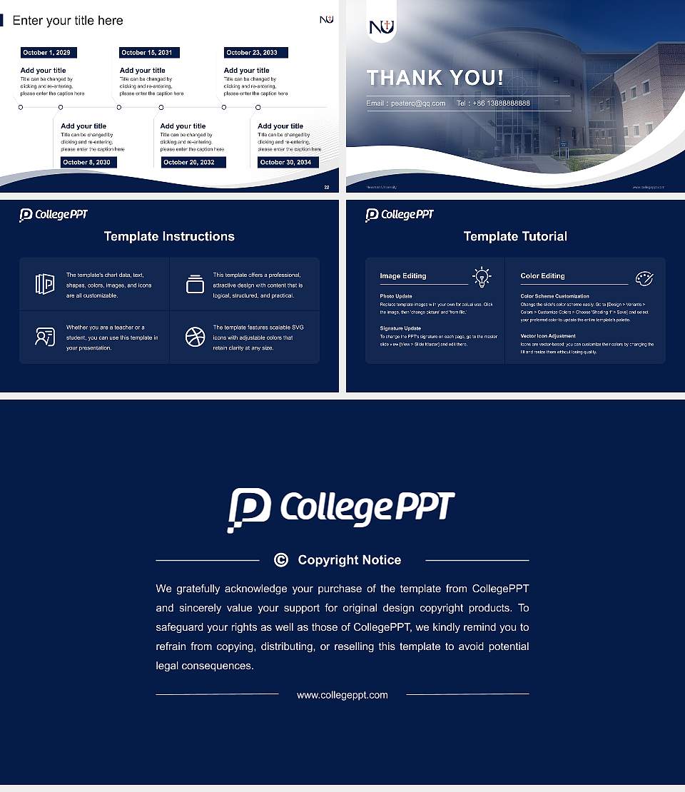 Newman University Lecture Sharing and Networking Event PPT Template16:9 ratio PPT effect preview image4