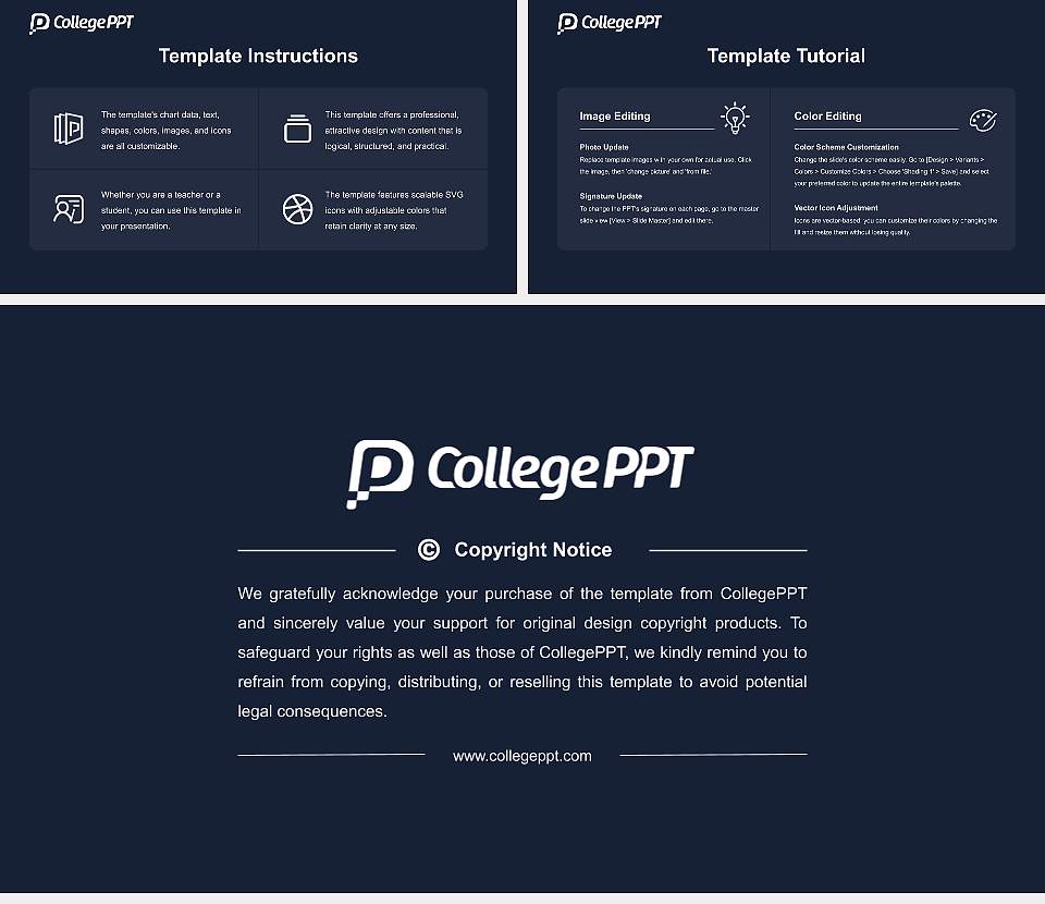 Northland College Course/Courseware Creation PPT Template16:9 ratio PPT effect preview image5