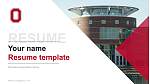 Ohio State University-Marion Campus이력서PPT 템플릿