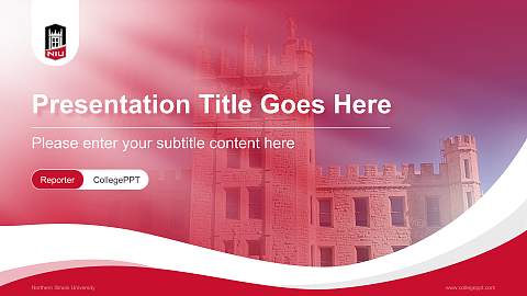 Northern Illinois University Lecture Sharing and Networking Event PPT Template