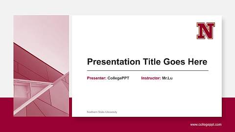 Northern State University General Purpose PPT Template