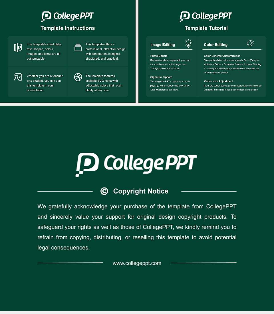 Ohio University-Main Campus Course/Courseware Creation PPT Template4:3 ratio PPT effect preview image5