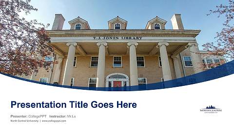 North Central University Course/Courseware Creation PPT Template