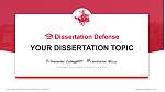 Northwestern Oklahoma State University Graduation Thesis Defense PPT Template
