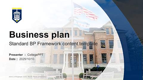 North Park University Competition/Entrepreneurship Contest PPT Template