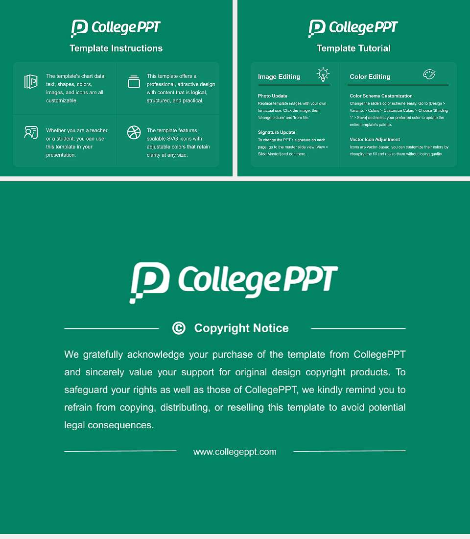 Northwestern Michigan College Course/Courseware Creation PPT Template4:3 ratio PPT effect preview image5