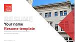 纽约室内设计学院简历PPT模板