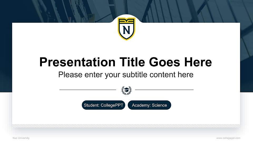 Nuc University National Scholarship Defense PPT Template16:9 ratio PPT effect preview image
