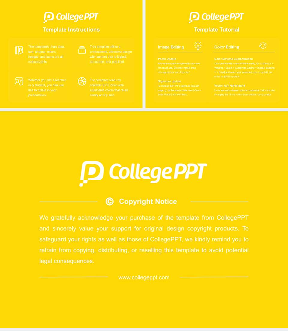 Oglethorpe University Course/Courseware Creation PPT Template4:3 ratio PPT effect preview image5
