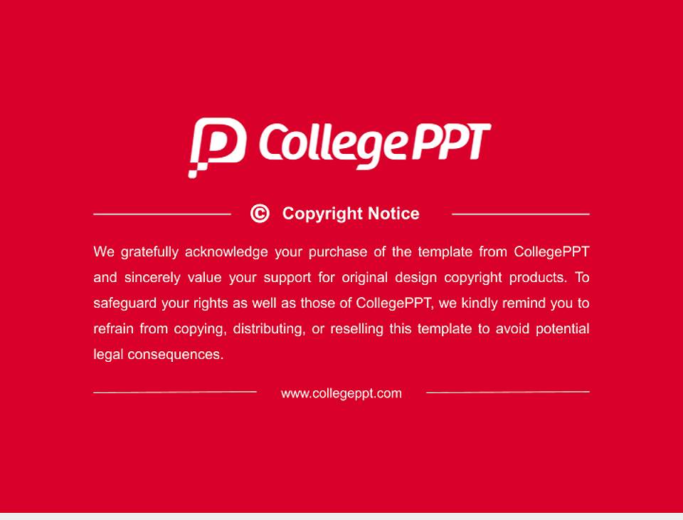 Newberry College Thesis Proposal/Graduation Defense PPT Template4:3 ratio PPT effect preview image5