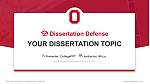 Ohio State University-Lima Campus Disputation Powerpoint Vorlage