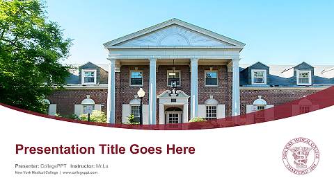 New York Medical College Course/Courseware Creation PPT Template