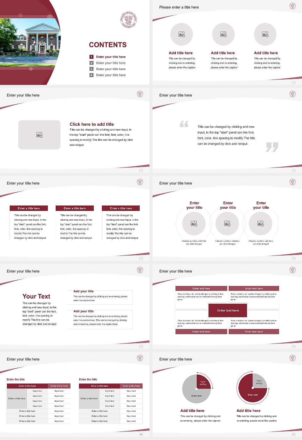 New York Medical College Course/Courseware Creation PPT Template16:9 ratio PPT effect preview image2