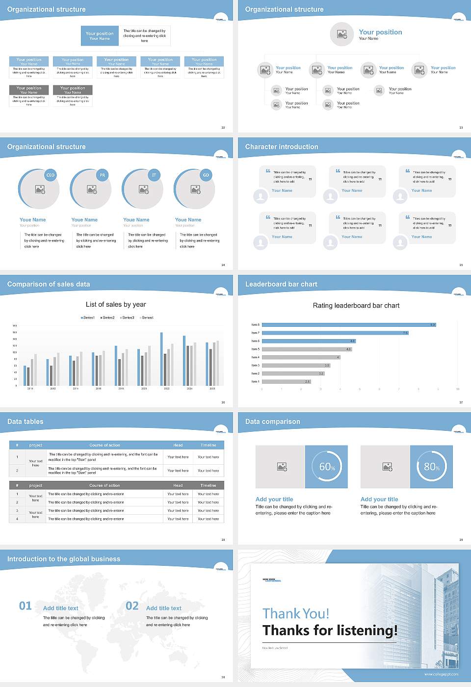 New York Law School Academic Presentation/Research Findings Report PPT Template16:9 ratio PPT effect preview image4