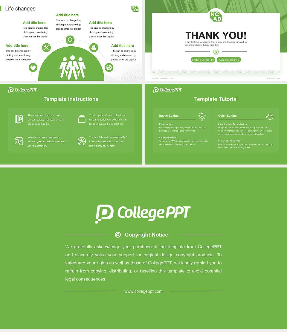 Northwest College of Art & Design National Scholarship Defense PPT Template16:9 ratio PPT effect preview image4