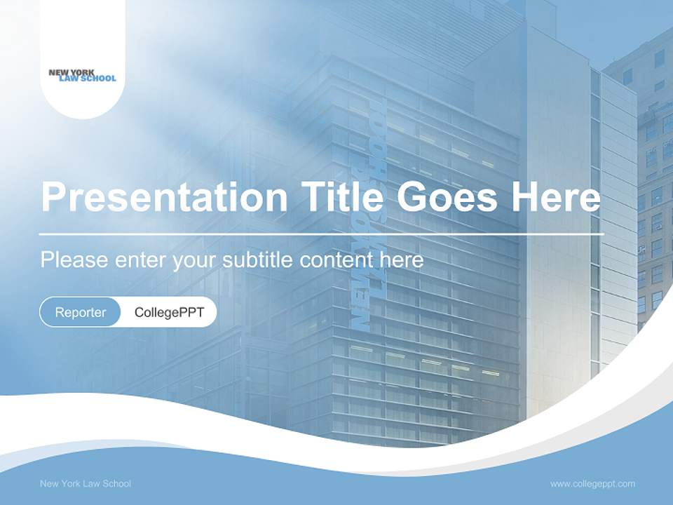 New York Law School Lecture Sharing and Networking Event PPT Template4:3 ratio PPT effect preview image4