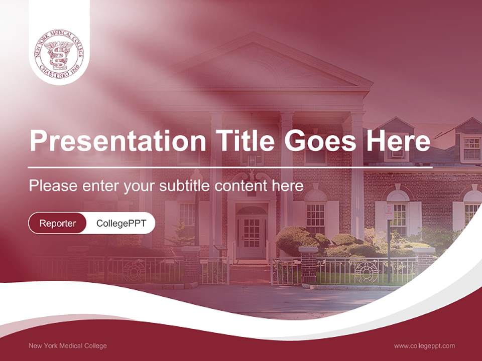 New York Medical College Lecture Sharing and Networking Event PPT Template4:3 ratio PPT effect preview image4