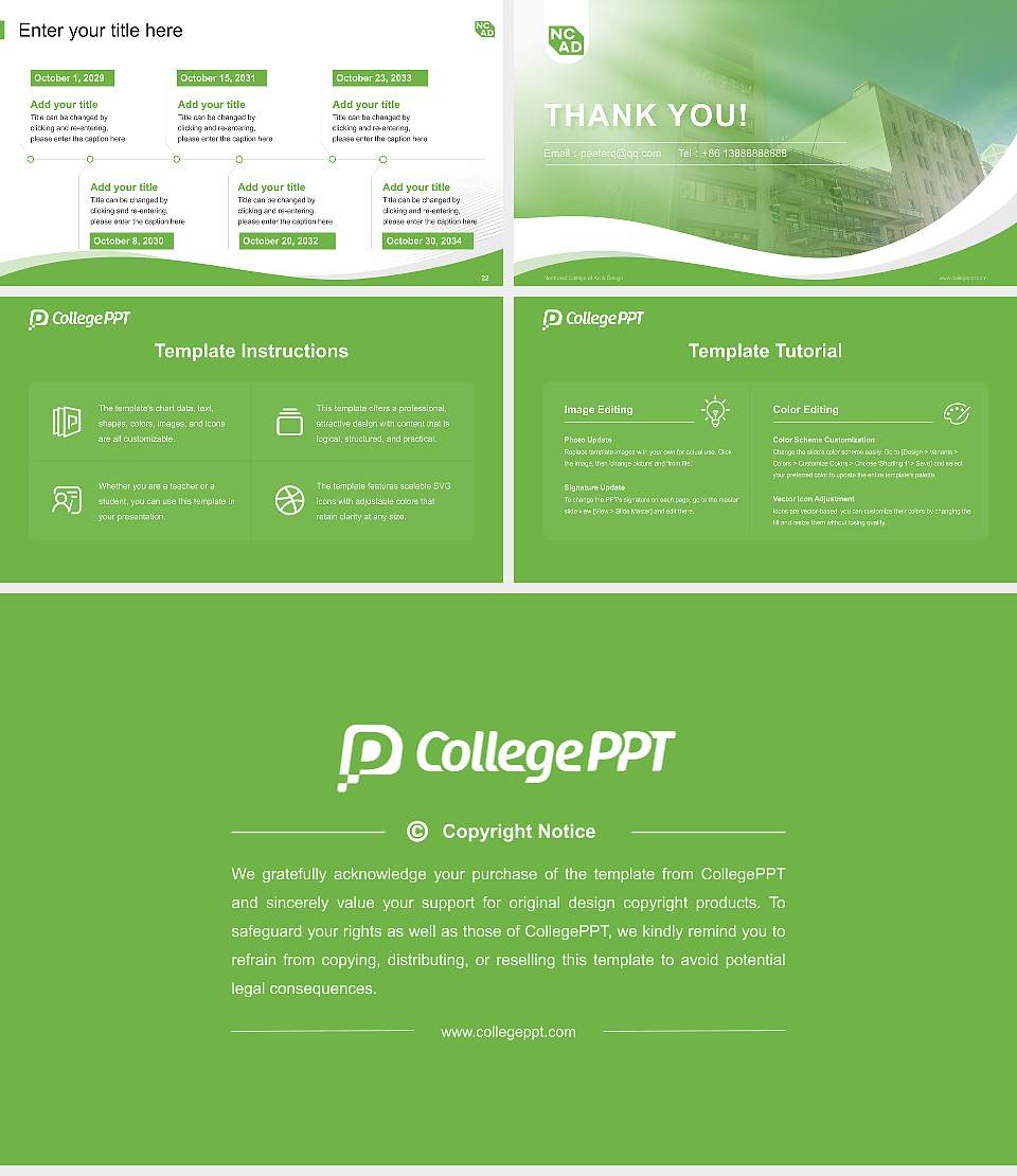 Northwest College of Art & Design Lecture Sharing and Networking Event PPT Template16:9 ratio PPT effect preview image4