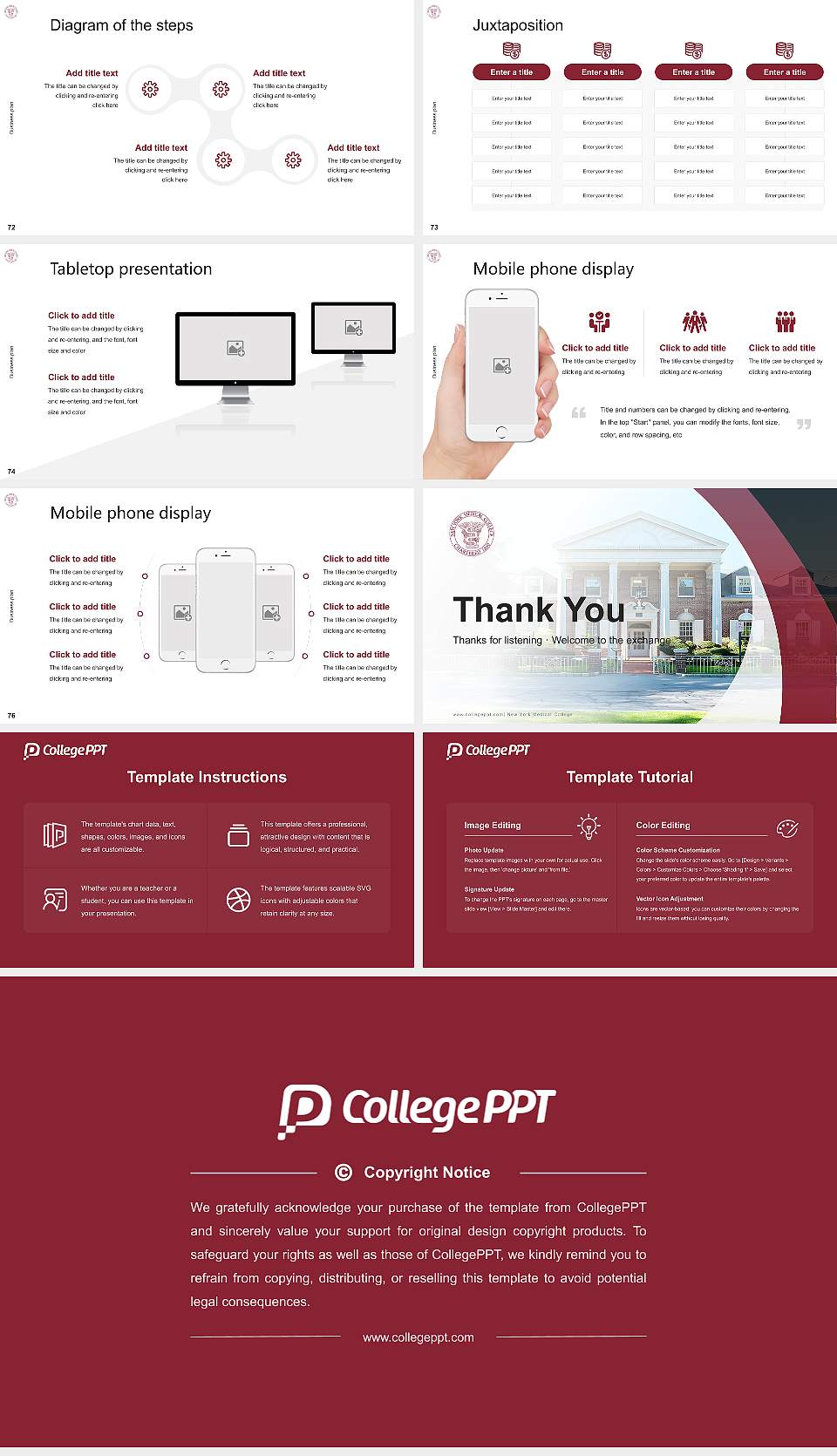 New York Medical College Competition/Entrepreneurship Contest PPT Template16:9 ratio PPT effect preview image9