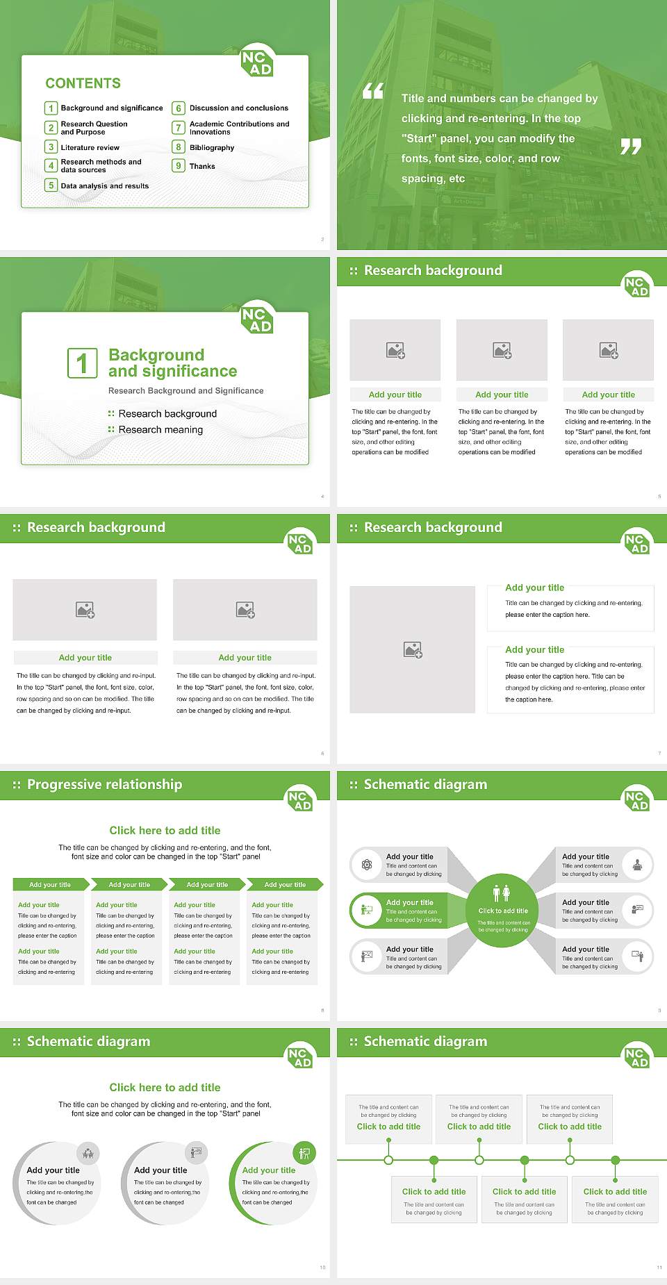 Northwest College of Art & Design Graduation Thesis Defense PPT Template4:3 ratio PPT effect preview image2