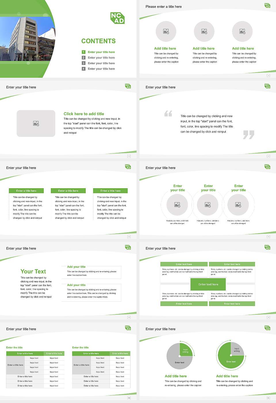 Northwest College of Art & Design Course/Courseware Creation PPT Template16:9 ratio PPT effect preview image2