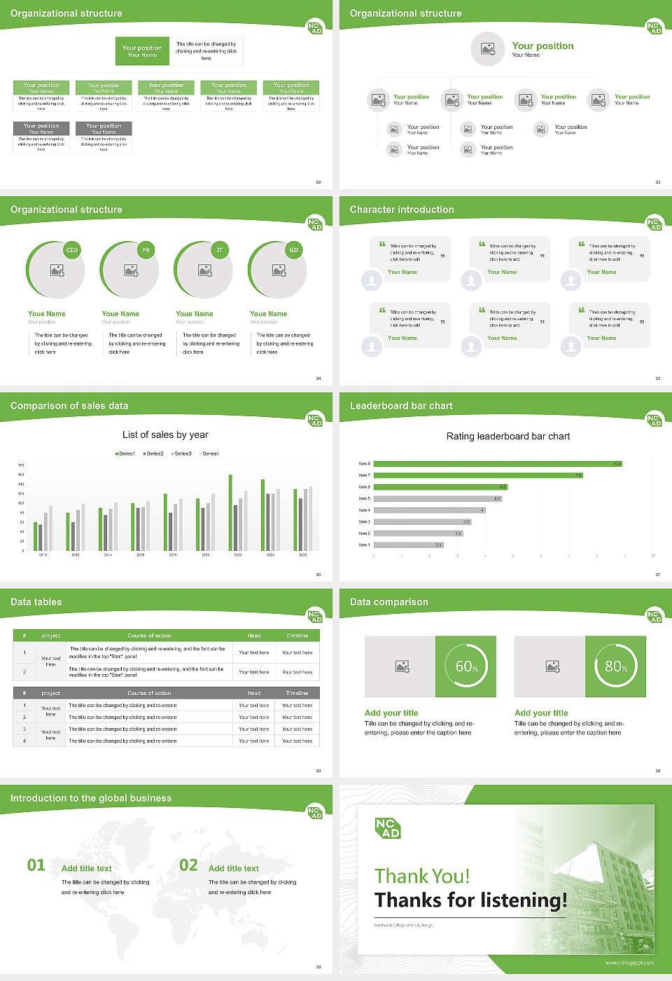 Northwest College of Art & Design Academic Presentation/Research Findings Report PPT Template16:9 ratio PPT effect preview image4