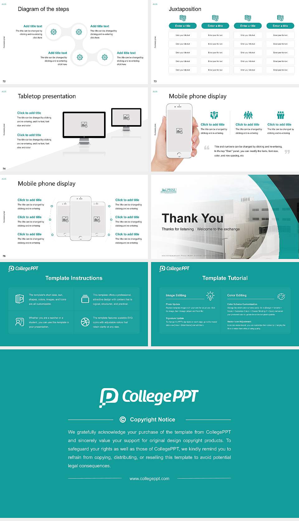Ponce Health Sciences University-East Competition/Entrepreneurship Contest PPT Template16:9 ratio PPT effect preview image9